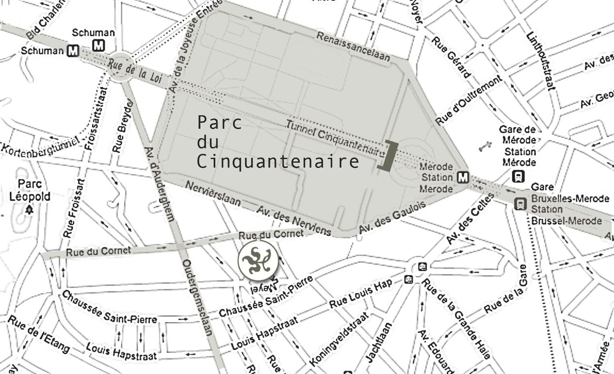 B&B A Cote Du Cinquantenaire Etterbeek ภายนอก รูปภาพ